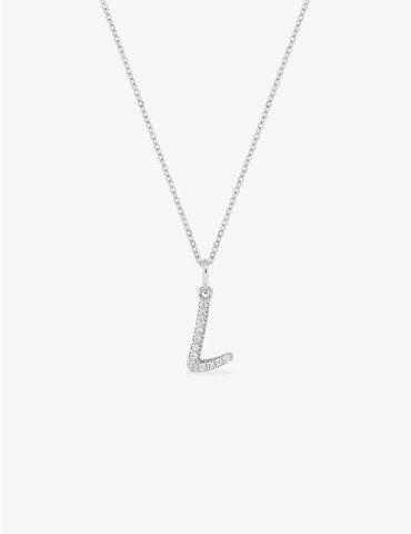 Collier initiale lettre "L"...
