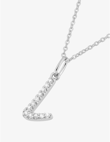 Collier initiale lettre "L"...
