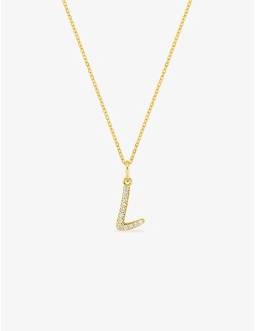 Collier initiale lettre "L"...