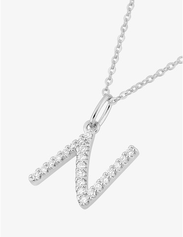 Collier initiale lettre "N"...