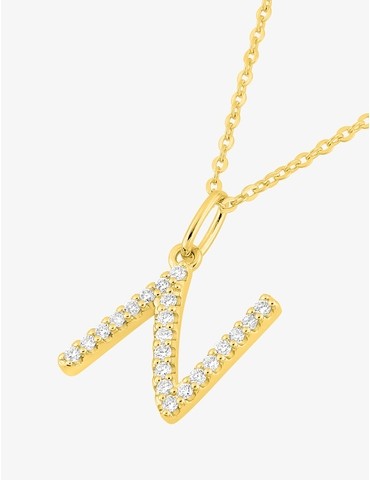 Collier initiale lettre "N"...
