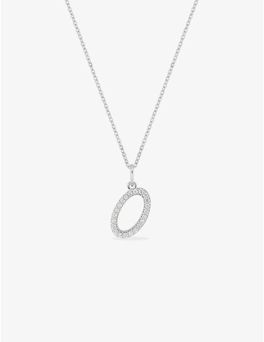 Collier initiale lettre "O"...