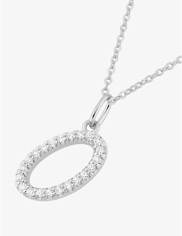 Collier initiale lettre "O"...