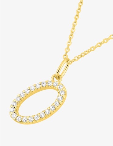 Collier initiale lettre "O"...