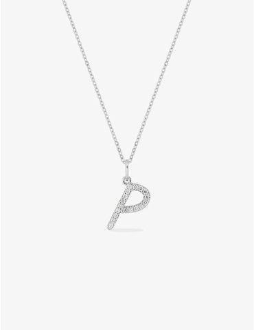 Collier initiale lettre "P"...
