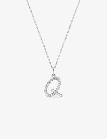 Collier initiale lettre "Q"...
