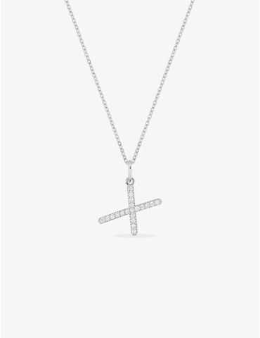 Collier initiale lettre "X"...