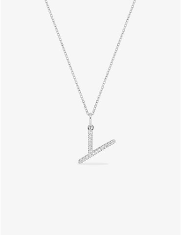 Collier initiale lettre "Y"...