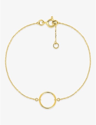 Bracelet en or jaune 375 ‰,...