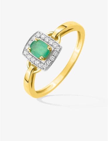 Bague émeraude en or...
