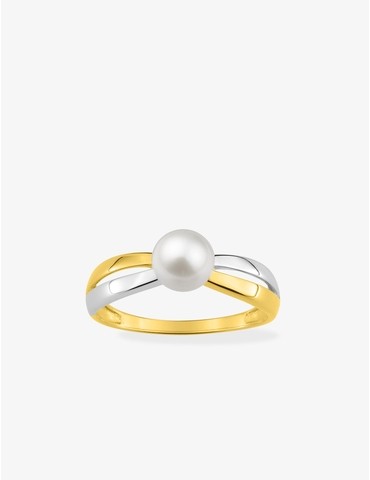 Bague en or jaune 375 ‰ et...