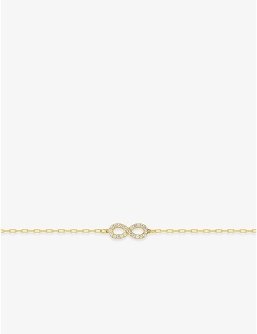 Bracelet en or jaune 375‰...