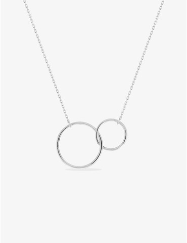 Collier or 375 ‰ blanc avec...