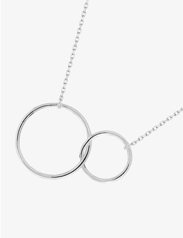 Collier or 375 ‰ blanc avec...