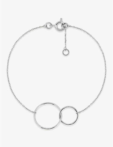 Bracelet or 375 ‰ blanc...