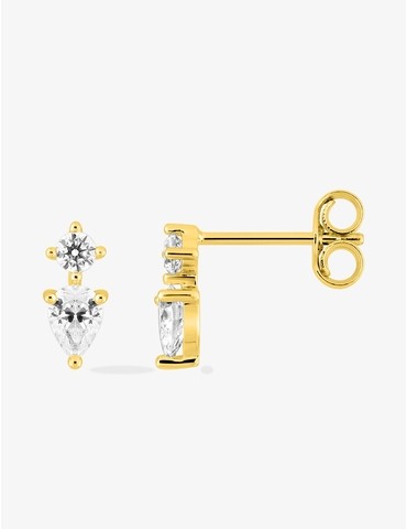 Boucles d'oreilles clou or...