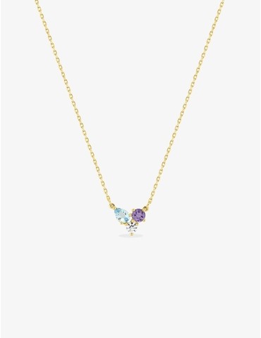 Collier or 375 ‰ jaune avec...