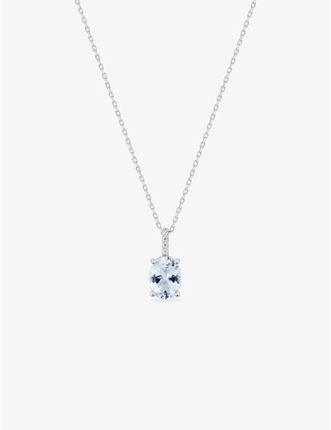 Collier or 375 ‰ blanc...