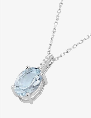 Collier or 375 ‰ blanc...