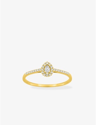 Bague diamants synthétiques...