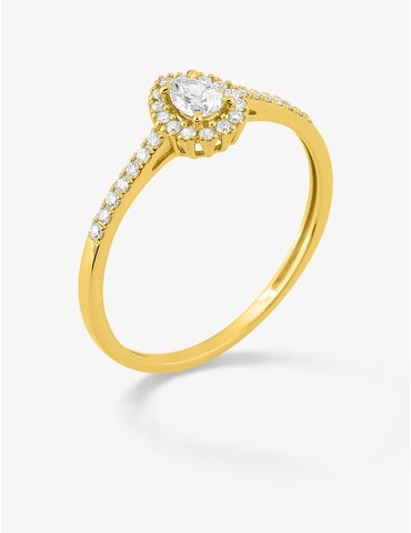 Bague diamants synthétiques...