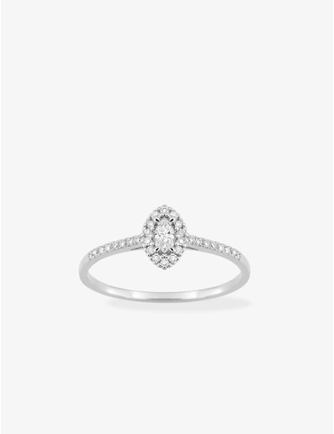 Bague diamants synthétiques...