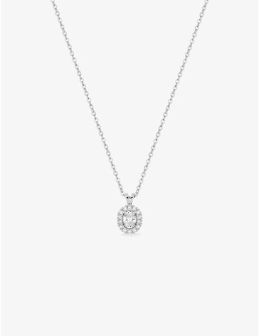 Collier or 375 ‰ blanc...