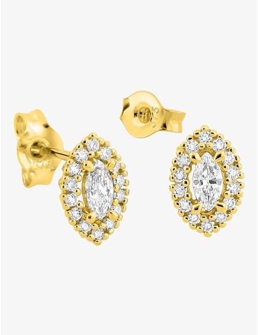 Boucles d'oreilles clou or...