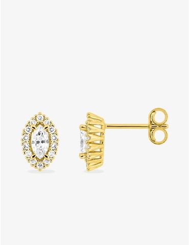 Boucles d'oreilles clou or...