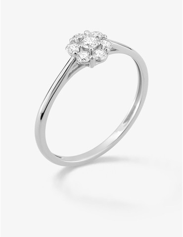 Bague diamants synthétiques...