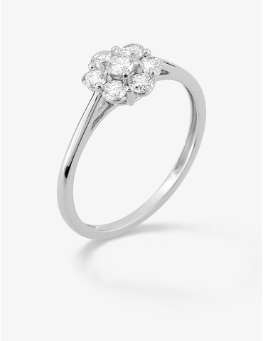 Bague diamants synthétiques...