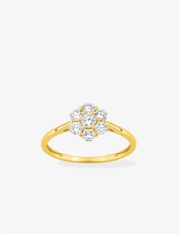 Bague diamants synthétiques...