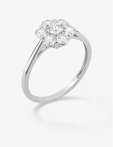 Bague diamants synthétiques...