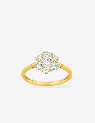 Bague diamants synthétiques...