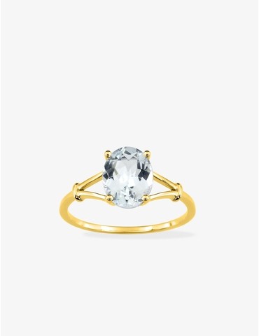 Bague or 375 ‰ jaune avec...