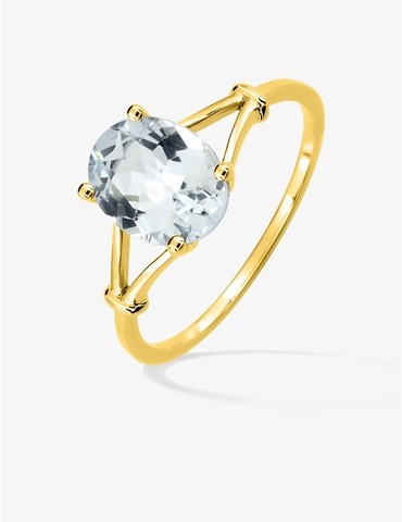 Bague or 375 ‰ jaune avec...