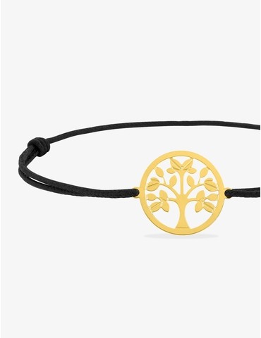 Bracelet cordon noir et...