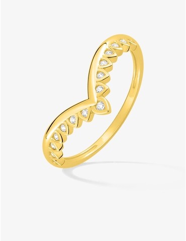 Bague en or jaune 375 ‰...
