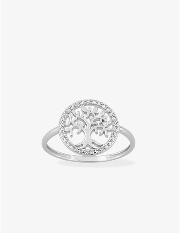 Bague en or blanc 375 ‰...