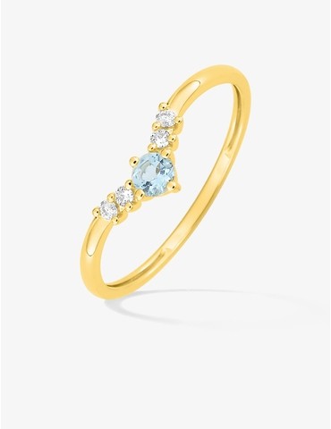 Bague or jaune 375 ‰ anneau...