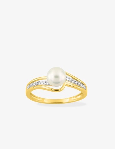 Bague bicolore or jaune 375...