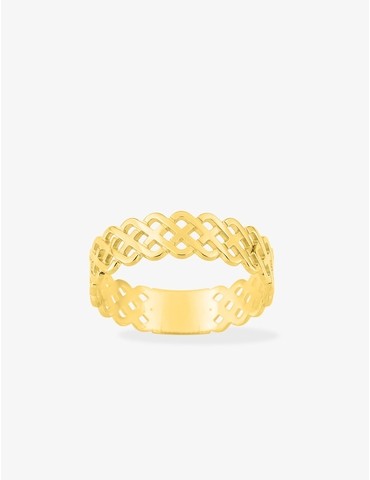 Bague or jaune 375 ‰...