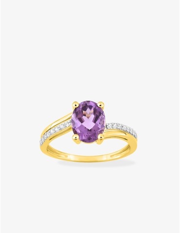 Bague bicolore or jaune 375...