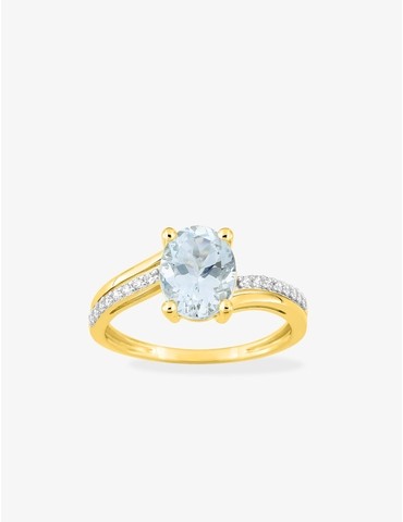Bague bicolore or jaune 375...