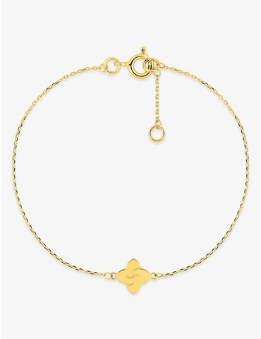Bracelet or jaune 375 ‰...