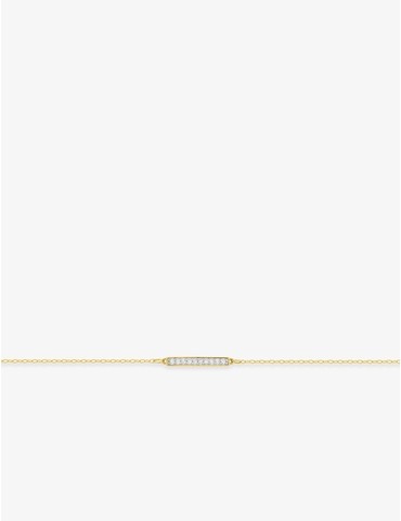 Bracelet or jaune 375 ‰...