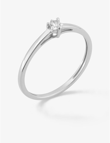 Bague solitaire diamant...