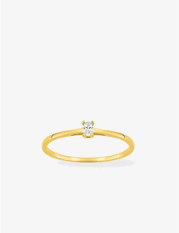 Bague solitaire diamant...
