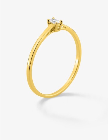 Bague solitaire diamant...