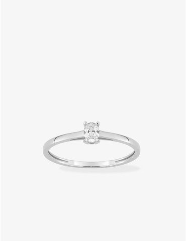 Bague solitaire diamant...
